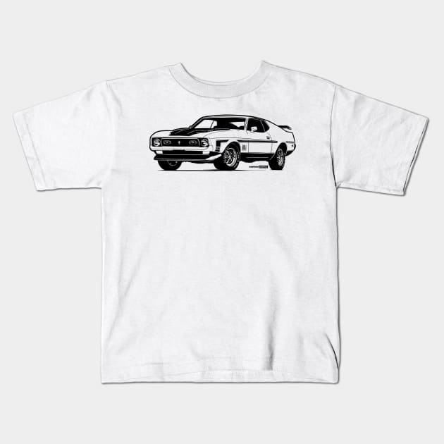 Camco Car Kids T-Shirt by CamcoGraphics